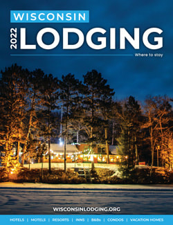 2022 Wisconsin Lodging Directory. Cover image features Pitlik's Sand Beach Resort in Eagle River, WI.